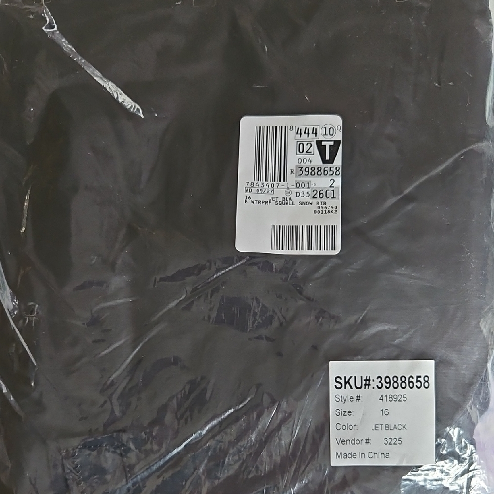 Lands' End Kids Snowsuit - Jet Black
